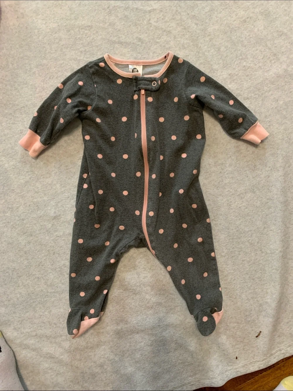 Carter's Baby Girls Mixed Pink, Gray, Red, White One-Piece Lot